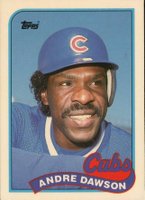 1989 Topps Tiffany #10 Andre Dawson Baseball Card
