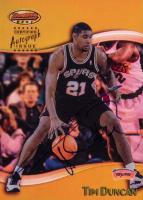 1998 Bowman's Best Certified Autographs #A2 Tim Duncan Refractor Basketball Card