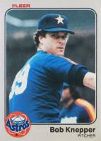 1983 Fleer #451 Bob Knepper Baseball Card