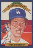 1986 Donruss #18 Orel Hershiser Diamond Kings Baseball Card
