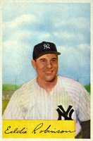 1954 Bowman #193 Eddie Robinson Baseball Card