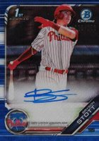 2019 Bowman Draft Chrome Draft Picks Autograph #CDABS Bryson Stott Blue Wave Refractor Baseball Card