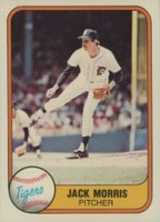 1981 Fleer #475 Jack Morris Baseball Card