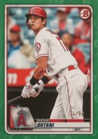 2020 Bowman #26 Shohei Ohtani Green Baseball Card