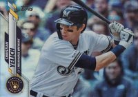 2020 Topps #200 Christian Yelich Rainbow Foil Baseball Card