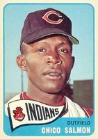 1965 Topps #105 Chico Salmon Baseball Card