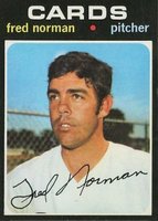 1971 Topps #348 Fred Norman Baseball Card