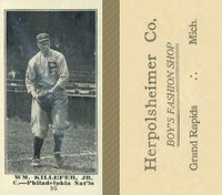 1916 Herpolsheimer Co. #95 Wm. Killefer, Jr. Baseball Card