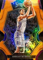 2022 Panini Select #197 Keegan Murray Orange Die-Cut Basketball Card