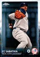 2015 Topps Chrome #143 CC Sabathia Baseball Card