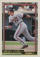 1992 Topps Gold #705 Dwight Evans Baseball Card