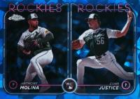 2024 Topps Chrome Sapphire Update Series #270 Anthony Molina/Evan Justice Baseball Card