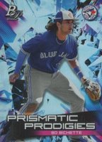 2019 Bowman Platinum Prismatic Prodigies #35 Bo Bichette Baseball Card