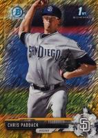 2017 Bowman Chrome Prospects #BCP243 Chris Paddack Gold Shimmer Baseball Card