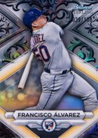 2023 Bowman Sterling #BSR12 Francisco Alvarez Sterling Silver Baseball Card