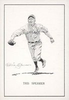 1950 Callahan Hall of Fame # Tris Speaker Baseball Card