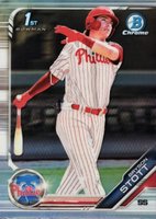 2019 Bowman Draft #BDC79 Bryson Stott Chrome-Refractor Baseball Card