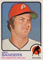 1973 Topps #246 Ken Sanders Baseball Card