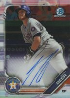 2019 Bowman Chrome Prospects Autographs #CPASB Seth Beer Baseball Card
