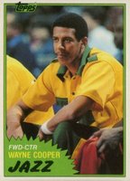 1981 Topps #103 Wayne Cooper West Basketball Card