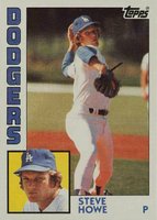 1984 Topps #425 Steve Howe Baseball Card