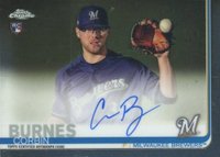 2019 Topps Chrome Rookie Autographs #RA-CB Corbin Burnes Baseball Card