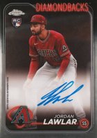 2024 Topps Chrome Rookie Autographs #RAJLA Jordan Lawlar Baseball Card