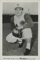 1965 MacGregor # Pete Rose Crouching w/Glove Baseball Card