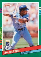 1991 Donruss #632 Bo Jackson Baseball Card