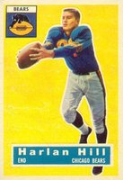 1956 Topps #59 Harlan Hill Football Card