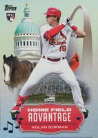 2023 Topps Home Field Advantage #HA1 Nolan Gorman Baseball Card