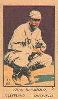 1920 Strip Card #5 Tris Speaker Baseball Card