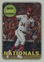 2018 Topps Heritage  #22 Bryce Harper Action Baseball Card