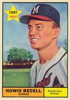 1961 Topps #353 Howie Bedell Baseball Card