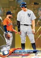 2018 Topps Update #US79 Aaron Judge/Jose Altuve Gold Baseball Card