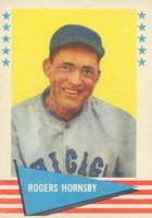 1961 Fleer #43 Rogers Hornsby Baseball Card