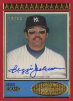 2018 Topps Brooklyn Collection Autographs #BC1RJA Reggie Jackson Red Baseball Card