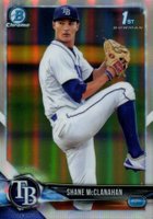 2018 Bowman Draft #BDC9 Shane McClanahan Chrome-Refractor Baseball Card