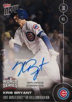 2016 Topps Now  #646-B Kris Bryant Autograph Baseball Card