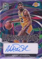 2022 Panini Spectra Illustrious Legends Signatures #ILSMGJ Magic Johnson Marble Basketball Card
