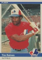 1984 Fleer #281 Tim Raines Baseball Card
