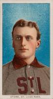 1909 White Borders Sovereign #466 George Stone Baseball Card