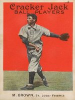 1914 Cracker Jack #32 Mordecai Brown Baseball Card