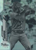 2020 Topps Chrome #97 Bryce Harper Negative Refractor Baseball Card