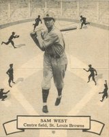 1937 O-Pee-Chee #129 Sam West Baseball Card