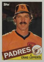 1985 Topps #608 Craig Lefferts Baseball Card