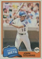 1981 Topps #428 John Stearns Baseball Card