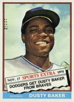 1976 Topps Traded #28T Dusty Baker Baseball Card