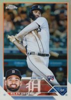2023 Topps Chrome #182 Riley Greene Refractor Baseball Card