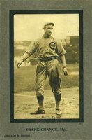 1911 Jones, Keyser & Arras Cabinets #349 Frank Chance Baseball Card